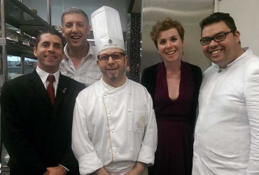 Chefs table at the Copacabana Palace